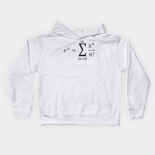 Exponential Definition Using Series - Calculus And Math Kids Hoodie